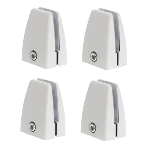 NUOBESTY 4 Stück Aluminiumlegierung Tisch Trennwand Clips Teiliges für Büro Installieren Geeignet für Glaspartitionen für Home Office und Computerraum NUOBESTY 4 Stück Aluminiumlegierung Tisch Trennwand Clips Teiliges für Büro Installieren Geeignet für Glaspartitionen für Home Office und Computerraum von NUOBESTY