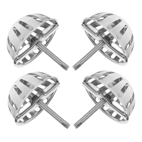 NUOBESTY 4 Stück Badewannen Abflussabdeckung Urinal Abflussfilter Edelstahl Abflusssieb Herren Urinalsieb Kommerzielle Urinalteile Sieb Für Urinal Silber von NUOBESTY