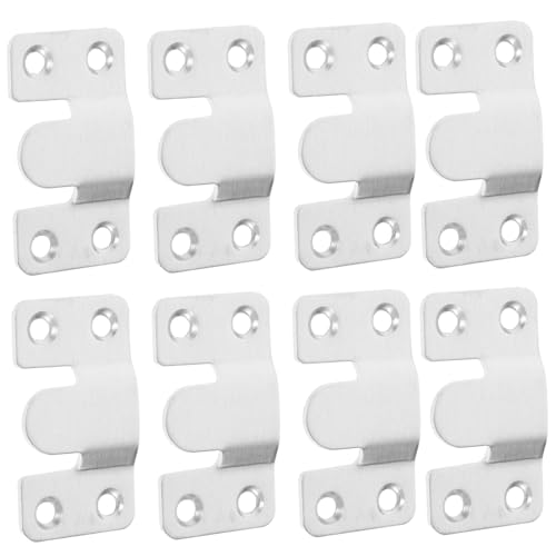 NUOBESTY 4 Stück Bilderrahmen Haken Robuste Wandhalterungen für Sichere Aufhängung von Fotos Spiegeln Kunstwerken Langlebige und Vielseitige Interlocking Clips NUOBESTY 4 Stück Bilderrahmen Haken Robuste Wandhalterungen für Sichere Aufhängung von Fotos Spiegeln Kunstwerken Langlebige und Vielseitige Interlocking Clips von NUOBESTY