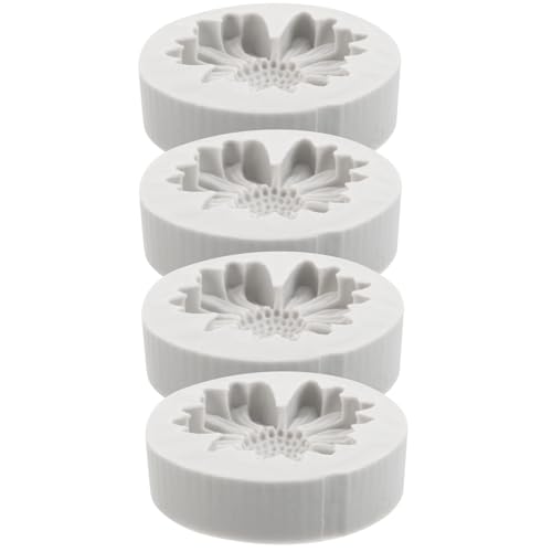 NUOBESTY 4 Stück Blüten Silikonform Sonnenblumen Form für DIY Dekoration Geeignet für Seife und Kerzen Temperaturbeständig Vielseitige Anwendung als Duftspender oder Ornament NUOBESTY 4 Stück Blüten Silikonform Sonnenblumen Form für DIY Dekoration Geeignet für Seife und Kerzen Temperaturbeständig Vielseitige Anwendung als Duftspender oder Ornament von NUOBESTY
