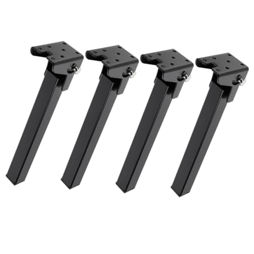 NUOBESTY 4 Stück Klappbare Tischbeine Metall Höhenverstellbar Robuste Klappbeine für Couchtische und Esstische Stark und Langlebig für Möbelprojekte NUOBESTY 4 Stück Klappbare Tischbeine Metall Höhenverstellbar Robuste Klappbeine für Couchtische und Esstische Stark und Langlebig für Möbelprojekte von NUOBESTY