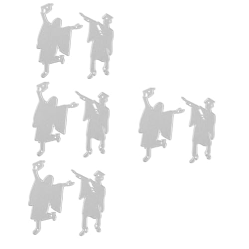 NUOBESTY 4 Stück Graduation Cutting Kohlenstoffstahl Stanzschablone für Diy Karten Einladungen Scrapbooking für Abschlussfeiern Papierkunstprojekte NUOBESTY 4 Stück Graduation Cutting Kohlenstoffstahl Stanzschablone für Diy Karten Einladungen Scrapbooking für Abschlussfeiern Papierkunstprojekte von NUOBESTY