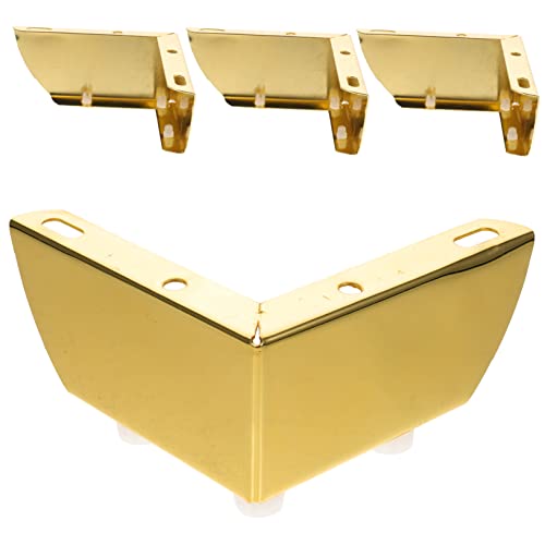 NUOBESTY 4 Stück Hardware -Sofa -Füße Couch Beine Fuß Möbelbeine Ersatz kommode Füße der Metallmöbel unterstützen Eisentischbeine Tischbein-Hardware Couchtischbeine Kabinettsbeine Golden NUOBESTY 4 Stück Hardware -Sofa -Füße Couch Beine Fuß Möbelbeine Ersatz kommode Füße der Metallmöbel unterstützen Eisentischbeine Tischbein-Hardware Couchtischbeine Kabinettsbeine Golden von NUOBESTY