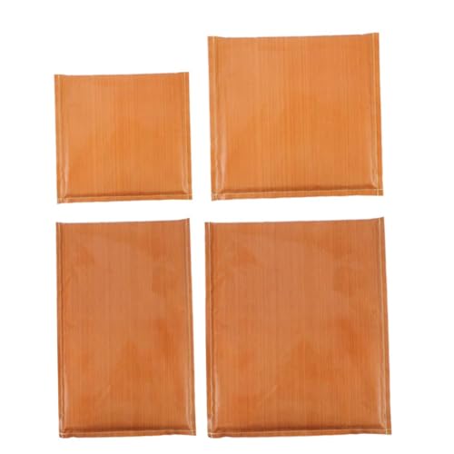 NUOBESTY 4 Stück Hitzebeständiges Wärmepress Kissen Teiliges mit Verschiedenen Glatte Oberfläche Hitzeisolierende Transfermatte für Sublimation und Vinylprojekte Schutz für Arbeitsflächen von NUOBESTY
