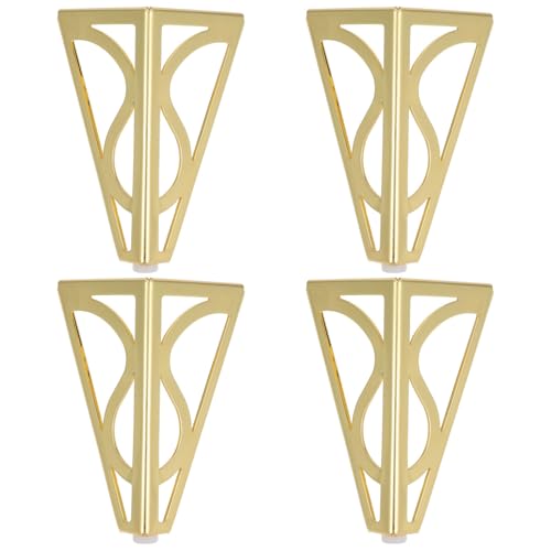 NUOBESTY 4 Stück Hohe Tischfüße mit Schraubverbindung Goldene Möbelbeine für Sofa Schrank Bett und Tisch Robust Minimalistisch NUOBESTY 4 Stück Hohe Tischfüße mit Schraubverbindung Goldene Möbelbeine für Sofa Schrank Bett und Tisch Robust Minimalistisch von NUOBESTY