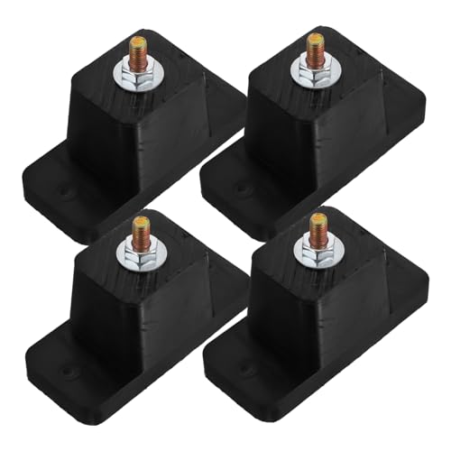 NUOBESTY 4 Stück Kissen Vibrationsisolationspads Vibrationspad Stoßdämpfungsmatte Vibrationsisolationsscheibe Stoßabstandshalter Stoßpolster Für Luftkompressor Outdoor Maschinenpad von NUOBESTY