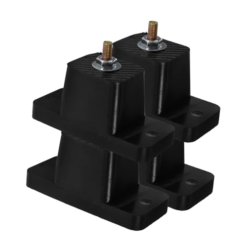 NUOBESTY 4 Stück Kissen Vibrationsisolationsscheibe Schallabsorbierende Matte Stoßdämpferpolster Für Luftkompressor Klimaanlage Stoßdämpfer Vibrationspolster Ersatz Für Crash Pad von NUOBESTY