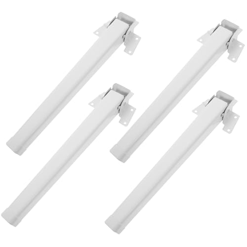 NUOBESTY 4 Stück Klappbare Tischbeine Verstellbare Möbelbeine Robustem Eisen für Couchtische Schreibtische und DIY Projekte Tragbar Stabil und Einfach zu Montieren für Verschiedene von NUOBESTY