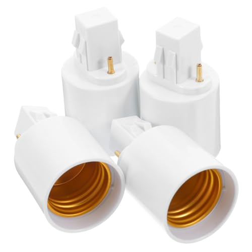 NUOBESTY 4 Stück Lampenfassung Adapter Einfache Installation Stabiler Lampensockel Adapter Kompatibel für Halogen Energiesparlampe Glühbirne Vielseitig für Zuhause Büro und Gewerbliche NUOBESTY 4 Stück Lampenfassung Adapter Einfache Installation Stabiler Lampensockel Adapter Kompatibel für Halogen Energiesparlampe Glühbirne Vielseitig für Zuhause Büro und Gewerbliche von NUOBESTY