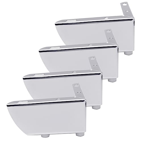 NUOBESTY 4 Stück Metallmöbelbeine Robuste Ersatzfüße für Sofa und Schränke Dreieckiges Design für Erhöhte Stabilität Langlebig und Einfach zu Montieren von NUOBESTY
