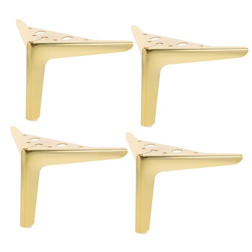 NUOBESTY 4 Stück Metallschrankbeine Einstellbar Richtmaschinen Modern Möbelbein Industriell Steigleitung Sofa -Riser Kommode Beine Pflicht Schlank Schwer Kaltgewalzter Stahl Golden NUOBESTY 4 Stück Metallschrankbeine Einstellbar Richtmaschinen Modern Möbelbein Industriell Steigleitung Sofa -Riser Kommode Beine Pflicht Schlank Schwer Kaltgewalzter Stahl Golden von NUOBESTY
