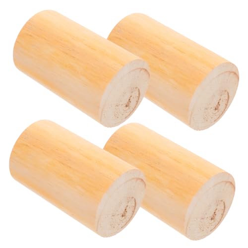 NUOBESTY 4stücke Möbelerhöhungen Aus Holz Stabile Aufzüge Für Sofa Stuhl Und Tisch Runde Erhöhungsblöcke Aus Für Sitzhöhe von NUOBESTY