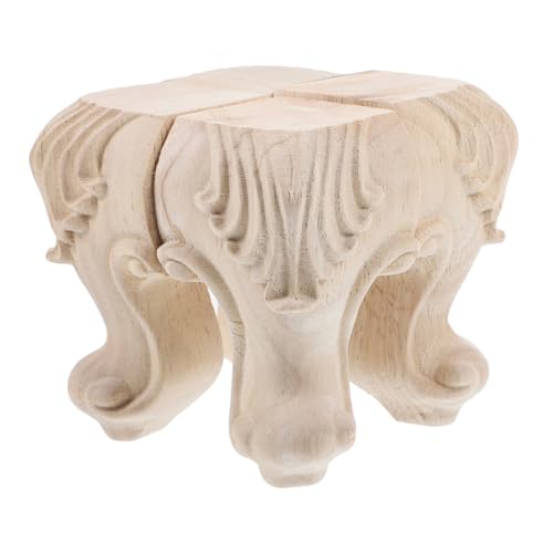 NUOBESTY 4stücke Möbelfüße Unvollendete Ersatzbeine Für Sofa Stühle Couchtische Und Betten DIY Möbelbeine Im Klassischen Europäischen Stil von NUOBESTY