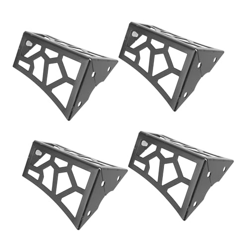 NUOBESTY 4 Stück Möbelfüße Metallfüße mit Filigranem Design für Sofa Schrank Couchtisch und Tv Möbel Einfach zu Montieren und Stabil im Gebrauch von NUOBESTY