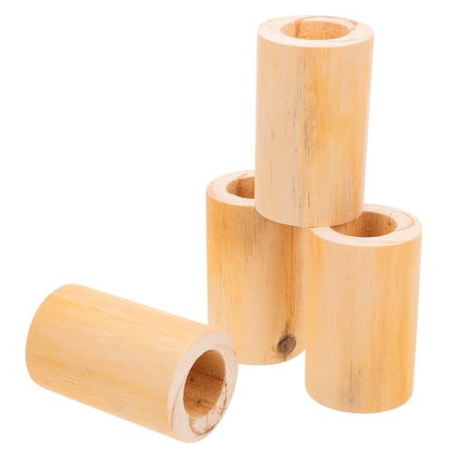 NUOBESTY 4 Stück Möbelheber Massivem Holz Selbstklebende Möbelerhöhungen für Sofa Stuhl Tisch Vielseitig Einsetzbar Stabile Erhöhung für Schreibtischbeine und Betten von NUOBESTY