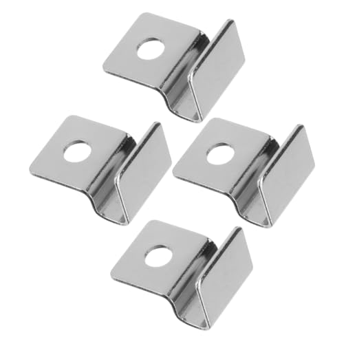 NUOBESTY 4 Stück Robuste Halterungen für Rimless Aquarien Sichere Unterstützung für Glasabdeckungen und Raumaufteilung von NUOBESTY