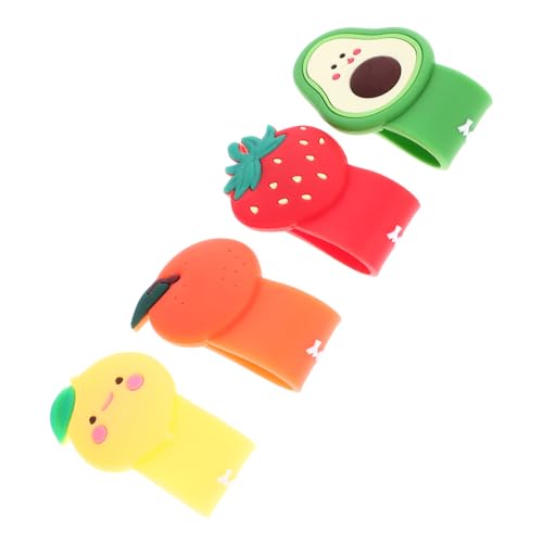 NUOBESTY 4 Stück Silikon Kabelorganisatoren Praktische Kabelhalter für Effizientes Kabelmanagement Geeignet für Computer Handy und Mehr Zufälligen Farben Erdbeere Avocado Zitrone NUOBESTY 4 Stück Silikon Kabelorganisatoren Praktische Kabelhalter für Effizientes Kabelmanagement Geeignet für Computer Handy und Mehr Zufälligen Farben Erdbeere Avocado Zitrone von NUOBESTY