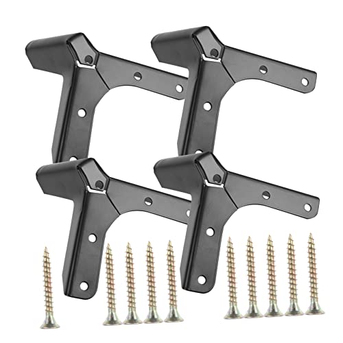 NUOBESTY 4stücke Metallmöbelbeine Höhe Schwarz Für Sofas Tische Betten Und Schränke Stabil Und Langlebig Für DIY-möbelprojekte von NUOBESTY