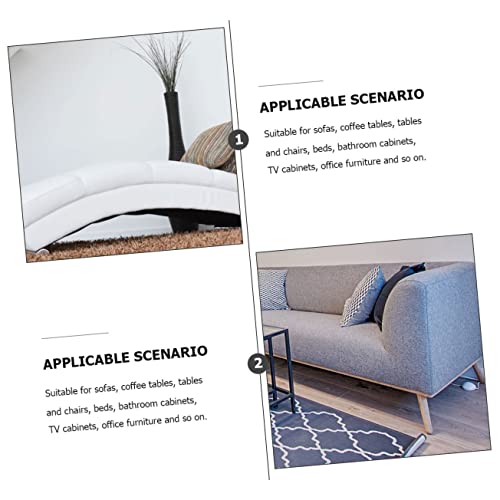 NUOBESTY 4 Stück Sofabeine Schrankbeine Sofa Couchfüße Für Möbel Couchfüße Nivellierung Schlafsofa Bodenschoner Für Möbelbeine Stahlbeine Für Schränke Moderne Möbelfüße Eisen von NUOBESTY