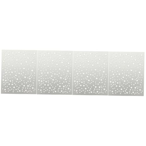NUOBESTY 4 Stück Stern-Kohlenstoffstahl-Matrize stirbt Wenn ich sterbe, Ordner-Organizer Dekoration craftcuttermesser Album Schneidemuster dekorative Prägeschablone Stern stanzform Silver von NUOBESTY