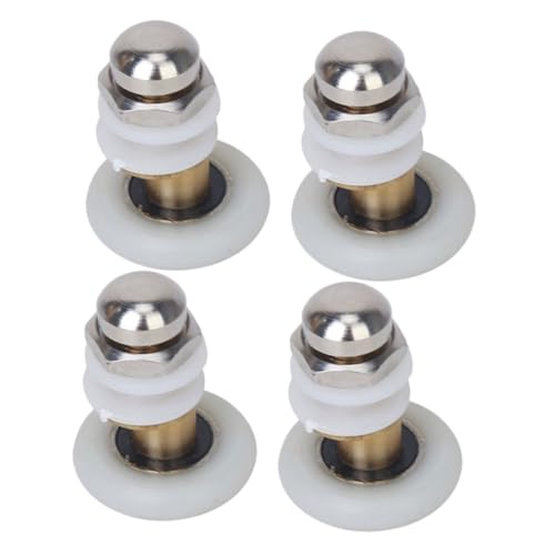 NUOBESTY 4 Stück Teiliges Duschtür Laufrollen aus Robustem Material Hohe Tragfähigkeit Geräuscharm und Leichtgängig Geeignet für Glas Schiebetüren in Badezimmern und Duschkabinen Einfache NUOBESTY 4 Stück Teiliges Duschtür Laufrollen aus Robustem Material Hohe Tragfähigkeit Geräuscharm und Leichtgängig Geeignet für Glas Schiebetüren in Badezimmern und Duschkabinen Einfache von NUOBESTY