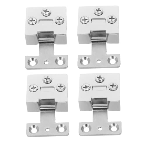 NUOBESTY 4 Stück Teiliges Edelstahl Scharnierset für Gehärtete Glastüren Lochfreie Montage Geräuscharm Robust Geeignet für Weinschränke Vitrinen und Glastürersatz NUOBESTY 4 Stück Teiliges Edelstahl Scharnierset für Gehärtete Glastüren Lochfreie Montage Geräuscharm Robust Geeignet für Weinschränke Vitrinen und Glastürersatz von NUOBESTY