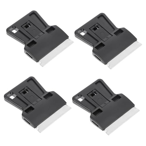 NUOBESTY 4 Stück Teiliges Fenster schaber mit Austauschbaren Klingen Vielseitiger Aufkleber Folienentferner Kratzfester Kunststoffspachtel für Auto Glas Bodenreinigung Kompakt und Tragbar NUOBESTY 4 Stück Teiliges Fenster schaber mit Austauschbaren Klingen Vielseitiger Aufkleber Folienentferner Kratzfester Kunststoffspachtel für Auto Glas Bodenreinigung Kompakt und Tragbar von NUOBESTY