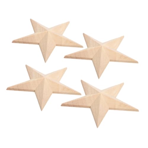 NUOBESTY 4 Stück Teiliges Geschnitzte Holzapplikationen Europäischer Stil Stabile Holzsterne für Möbeldekoration Unbemalt für DIY Schranktür Bett Kleiderschrank Verzierung NUOBESTY 4 Stück Teiliges Geschnitzte Holzapplikationen Europäischer Stil Stabile Holzsterne für Möbeldekoration Unbemalt für DIY Schranktür Bett Kleiderschrank Verzierung von NUOBESTY