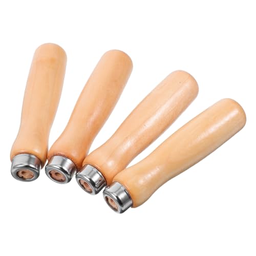 NUOBESTY 4 Stück Teiliges Holzfeilen Handgriff Set Ergonomische Holzgriffe für Feilen Bequemer Halt für Holzarbeiten Bohrung Einsetzbar für Präzisionsarbeiten NUOBESTY 4 Stück Teiliges Holzfeilen Handgriff Set Ergonomische Holzgriffe für Feilen Bequemer Halt für Holzarbeiten Bohrung Einsetzbar für Präzisionsarbeiten von NUOBESTY