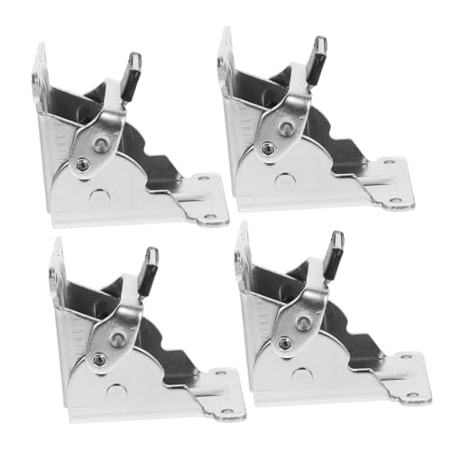 NUOBESTY 4 Stück Teiliges Klappscharnier aus Robustem Eisen mit Selbstschließendem Mechanismus Positionierung für Wohnmobil Couchtisch und Möbel Langlebig und Vielseitig Einsetzbar NUOBESTY 4 Stück Teiliges Klappscharnier aus Robustem Eisen mit Selbstschließendem Mechanismus Positionierung für Wohnmobil Couchtisch und Möbel Langlebig und Vielseitig Einsetzbar von NUOBESTY