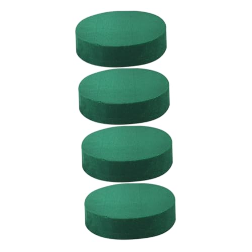 NUOBESTY 4stücke Runde Blumenschaumblöcke Für Künstliche Und Frische Blumen Feucht-trocken-Ziegel Für Blumenarrangements Hochzeits Und Partydekoration Leicht Zu Schneiden Formen von NUOBESTY