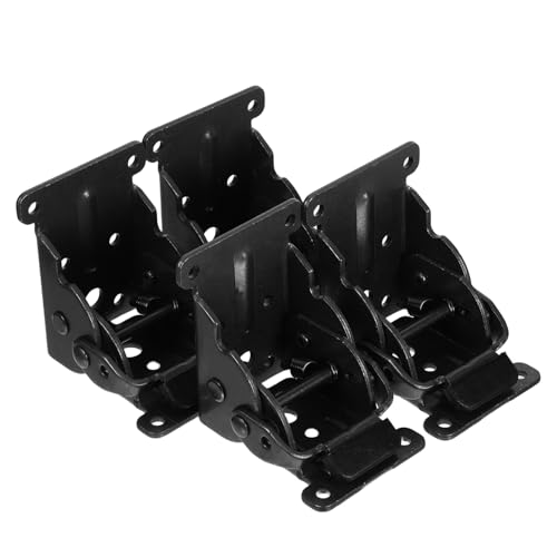 NUOBESTY 4 Stück Teiliges Selbstsichernde Klappscharniere mit Verriegelung Faltbare Metallbeschläge in Schwarzkupfer für Möbelbeine Positionierung Einfache Montage Stabiler Halt für Tische NUOBESTY 4 Stück Teiliges Selbstsichernde Klappscharniere mit Verriegelung Faltbare Metallbeschläge in Schwarzkupfer für Möbelbeine Positionierung Einfache Montage Stabiler Halt für Tische von NUOBESTY
