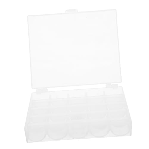 NUOBESTY 4 Stück Teiliges Spulen-Organizer mit Fächern Transparenter Kunststoff Aufbewahrungsbox für Näh Stickgarn Kompakt Langlebig für Zuhause Studio und Reisen NUOBESTY 4 Stück Teiliges Spulen-Organizer mit Fächern Transparenter Kunststoff Aufbewahrungsbox für Näh Stickgarn Kompakt Langlebig für Zuhause Studio und Reisen von NUOBESTY