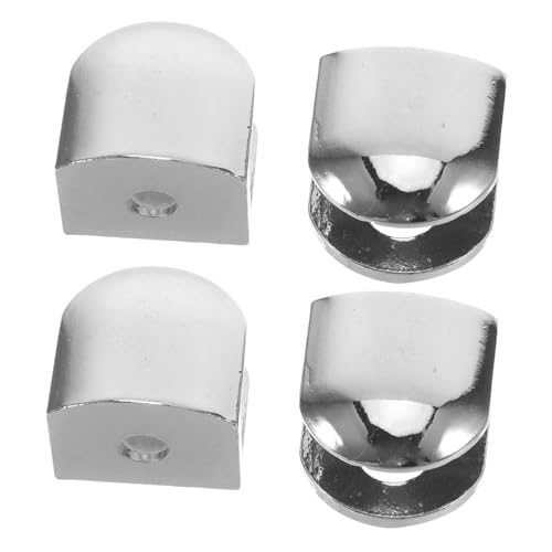 NUOBESTY 4 Stück Teiliges Verstellbare Glasregalhalter aus Zinklegierung mit Rutschfesten Silikonkappen Langlebige Metallklemmen für Wohn Ladenregale Geeignet für Glasstärken NUOBESTY 4 Stück Teiliges Verstellbare Glasregalhalter aus Zinklegierung mit Rutschfesten Silikonkappen Langlebige Metallklemmen für Wohn Ladenregale Geeignet für Glasstärken von NUOBESTY