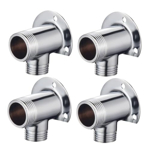 NUOBESTY 4 Stück Teiliges Wandmontage Duscharmatur Umrüstset aus Robustem Legierungs Material Einfache Installation Sicherer Halt für Starre Rohrleitungen Praktische Badarmatur NUOBESTY 4 Stück Teiliges Wandmontage Duscharmatur Umrüstset aus Robustem Legierungs Material Einfache Installation Sicherer Halt für Starre Rohrleitungen Praktische Badarmatur von NUOBESTY
