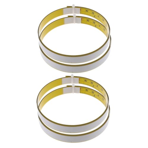 NUOBESTY 4 Stück Teiliges selbstklebendes Maßband mit doppelseitiger Einteilung Haftendes Stahlmaßband aus hochfestem Stahl messgenaues Kleberückseitenlineal für Handwerk und Heimwerker NUOBESTY 4 Stück Teiliges selbstklebendes Maßband mit doppelseitiger Einteilung Haftendes Stahlmaßband aus hochfestem Stahl messgenaues Kleberückseitenlineal für Handwerk und Heimwerker von NUOBESTY