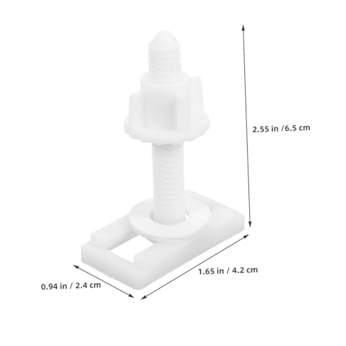 NUOBESTY 4 Stück Toilettensitz Befestigungsset Teilig Wc Sitz Schrauben und Muttern Kit Stabile Montage Vielseitig Kompatibel mit Verschiedenen Marken und Modellen Unterlegscheiben NUOBESTY 4 Stück Toilettensitz Befestigungsset Teilig Wc Sitz Schrauben und Muttern Kit Stabile Montage Vielseitig Kompatibel mit Verschiedenen Marken und Modellen Unterlegscheiben von NUOBESTY