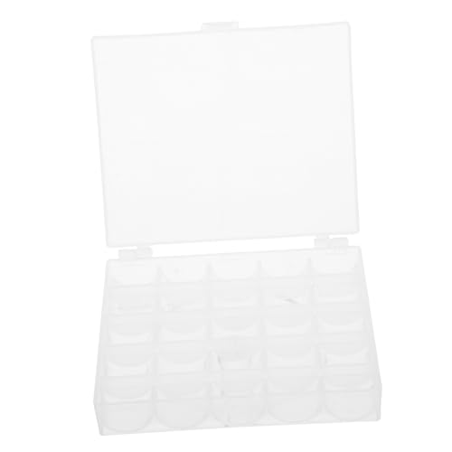 NUOBESTY 4 Stück Transparenter Kunststoff Spulen-Organizer mit Fächern Langlebige Aufbewahrungsbox für Nähgarn und Stickfäden Tanglefreie Sortierlösung für Zuhause Studio und Reisen NUOBESTY 4 Stück Transparenter Kunststoff Spulen-Organizer mit Fächern Langlebige Aufbewahrungsbox für Nähgarn und Stickfäden Tanglefreie Sortierlösung für Zuhause Studio und Reisen von NUOBESTY