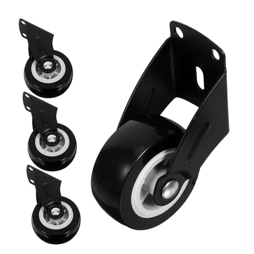 NUOBESTY 4 Stück Übersetzungsbilanzscheibe Räder für Türen Rollen für Möbel Austausch des Gleitrollenrades Schiebetür-Unterrad Rollenräder für Scheunentore Türschieberolle Metall Schwarz NUOBESTY 4 Stück Übersetzungsbilanzscheibe Räder für Türen Rollen für Möbel Austausch des Gleitrollenrades Schiebetür-Unterrad Rollenräder für Scheunentore Türschieberolle Metall Schwarz von NUOBESTY