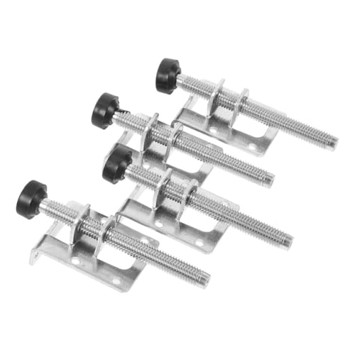 NUOBESTY 4 Stück Verstellbare Möbel Nivellierfüße Schwerlast aus Kaltstahl Höhenverstellbare rutschfeste Möbelfüße für Schränke Werkbänke Tische und Schränke Möbelbein Stabilisatoren für von NUOBESTY