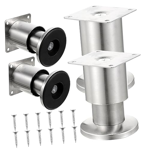 NUOBESTY 4 Stück Verstellbare Möbelfüße Teiliges Stabile Sofabeine für Couch Schrank und Tv Möbel Rostfrei Höhenverstellbar Modern und Langlebig NUOBESTY 4 Stück Verstellbare Möbelfüße Teiliges Stabile Sofabeine für Couch Schrank und Tv Möbel Rostfrei Höhenverstellbar Modern und Langlebig von NUOBESTY
