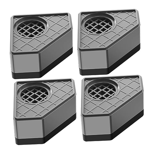 NUOBESTY 4 Stück Waschmaschine Antirutschmatten Erhöhende Stoßdämpfer Pads Robustem Material Rutschfest und Bodenschonend für Waschmaschinen und Haushaltsgeräte NUOBESTY 4 Stück Waschmaschine Antirutschmatten Erhöhende Stoßdämpfer Pads Robustem Material Rutschfest und Bodenschonend für Waschmaschinen und Haushaltsgeräte von NUOBESTY