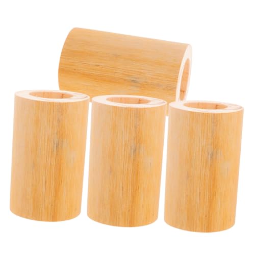 NUOBESTY 4 Stück Zylindrische Möbelstützfüße mit Innendurchmesser für Couch Sofa Bett Tischbeine DIY Malerei Erhöht von NUOBESTY