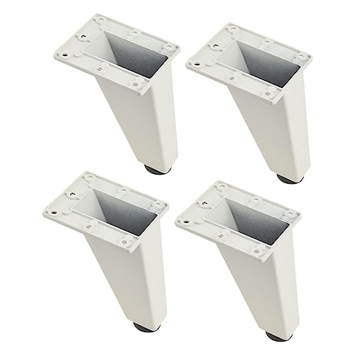 NUOBESTY 4 Stücke Tee Tisch Füße Aluminium Legierung Weiß Einstellbare Sofa Bein Hause Tee Tisch Bein von NUOBESTY