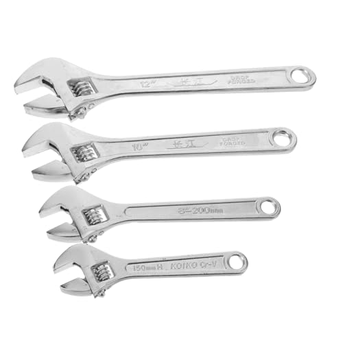 NUOBESTY 4 Teiliger Verstellbarer Maulschlüssel Verstellbarer Schraubenschlüssel Tragbarer Multifunktionsschlüssel Multifunktionaler Metallschlüssel Multifunktionales NUOBESTY 4 Teiliger Verstellbarer Maulschlüssel Verstellbarer Schraubenschlüssel Tragbarer Multifunktionsschlüssel Multifunktionaler Metallschlüssel Multifunktionales von NUOBESTY