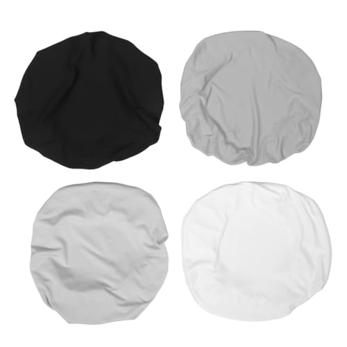 NUOBESTY 4 Teiliges Toilettenspülkasten Deckel Set mit Elastischem Boden Universelle Passform Strapazierfähiges Polyester Dekorative Badaccessoires in Weiß Dunkelgrau Hellgrau und NUOBESTY 4 Teiliges Toilettenspülkasten Deckel Set mit Elastischem Boden Universelle Passform Strapazierfähiges Polyester Dekorative Badaccessoires in Weiß Dunkelgrau Hellgrau und von NUOBESTY