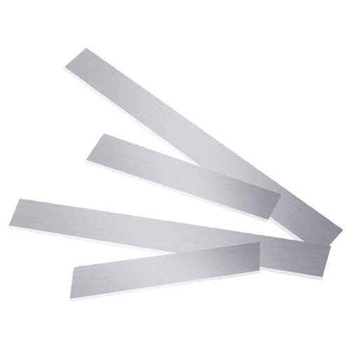 NUOBESTY 4-teiliges Flexibles Ausstechformen-Set Polymer-ton – Gerade Klinge Kohlenstoffstahl, 10 cm, 20 cm, Polymer-Messer, Schneidewerkzeug-Set Für Ton, DIY-formgebung, von NUOBESTY