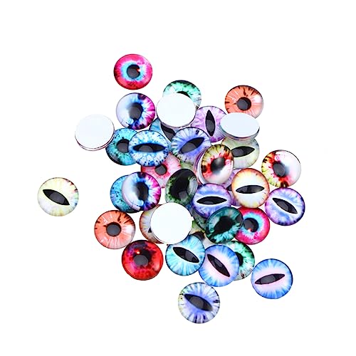 NUOBESTY 40stücke Gemischte Mosaikfliesen Augen Kuppel Cabochons Aus Glas Für Schmuckherstellung Und Bastelprojekte Einfach Zu Kleben Für Diy-dekorationen NUOBESTY 40stücke Gemischte Mosaikfliesen Augen Kuppel Cabochons Aus Glas Für Schmuckherstellung Und Bastelprojekte Einfach Zu Kleben Für Diy-dekorationen von NUOBESTY