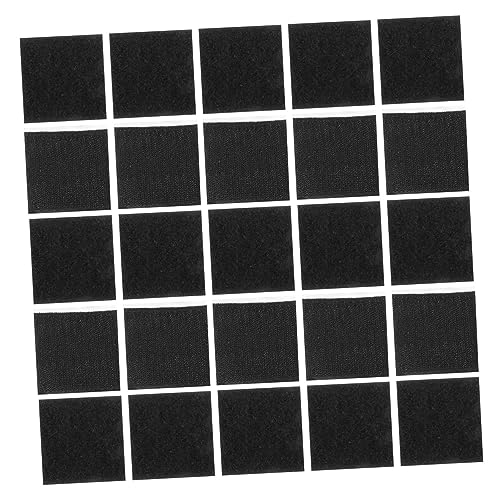NUOBESTY 40 Stück Klettverkühlungspolster Sofa Kissen Fixer Möbelgreifer Verhinderung des Verrutschens des Bettes Anti-Rutsch-Matratzengreifer Antirutscher für Möbel PVC Schwarz von NUOBESTY