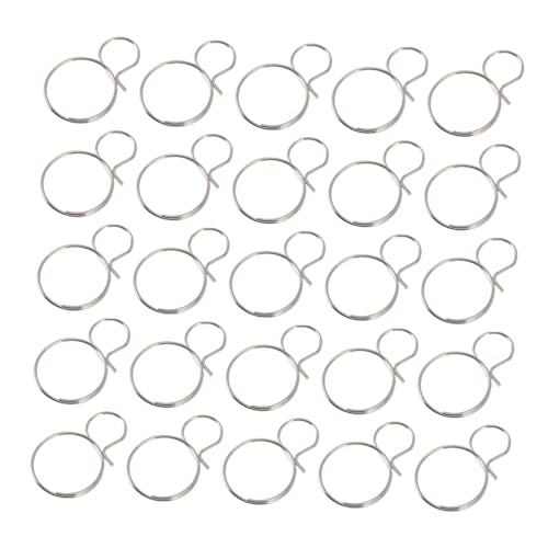 NUOBESTY 40 Stück Teiliges Edelstahl Kronleuchter Deckenverbinder Metall Befestigungsclips für Kristalllampen DIY Zubehör Robuste Pendelleuchte Ersatzteile von NUOBESTY